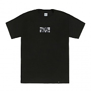 COLOR BLOCK BAR LOGO TEE-BLK